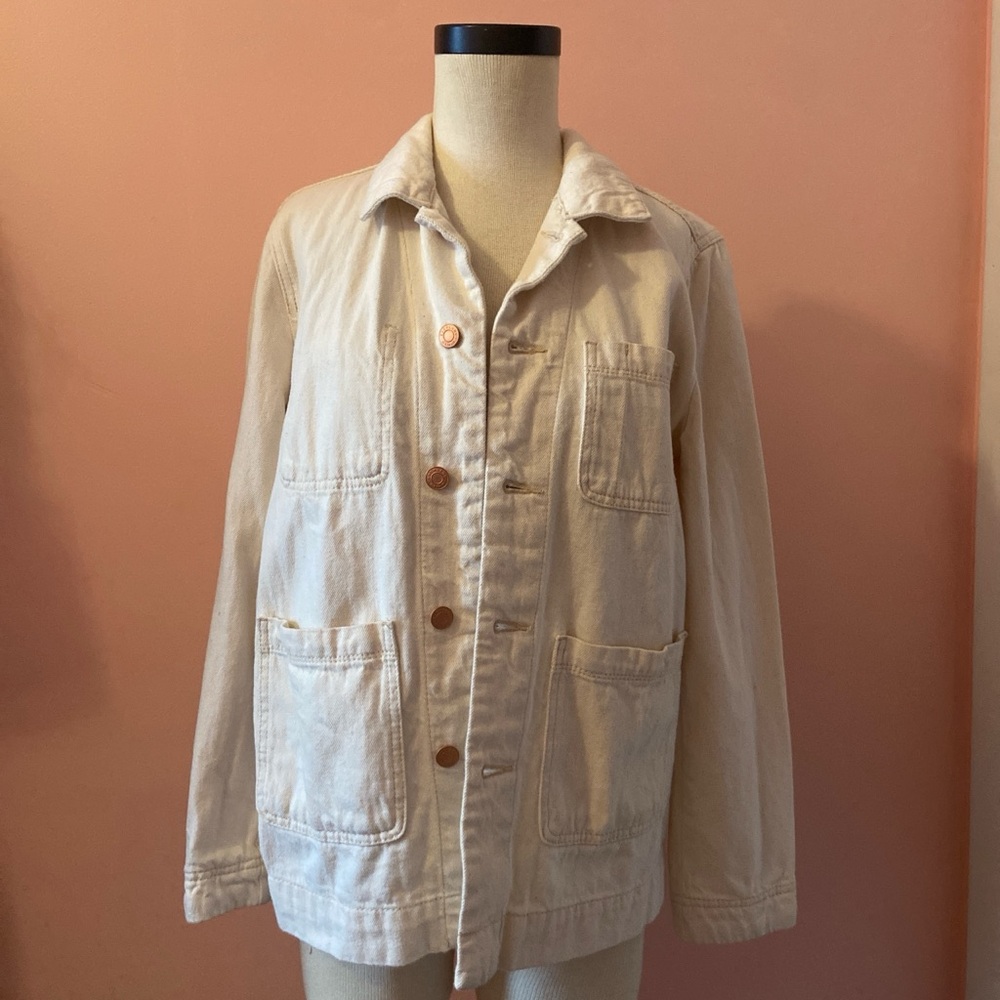 Everlane Cream Utility Jacket
